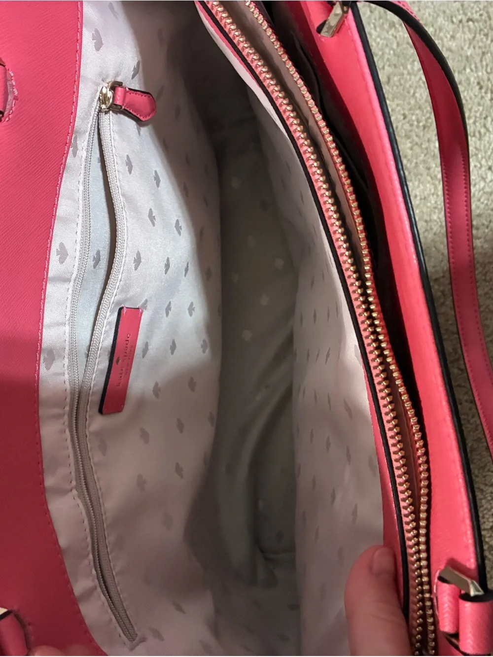 kate spade Hot Pink Leather Tote